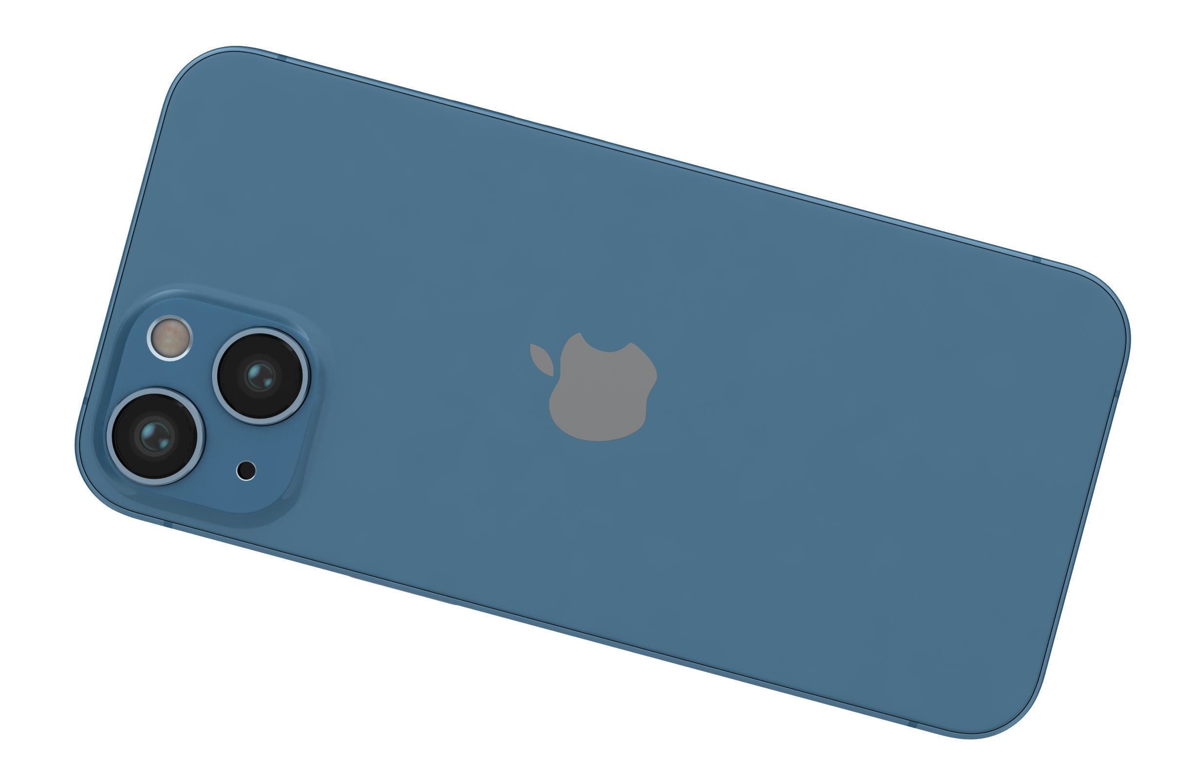 Apple iPhone 13 Blue 3D model_11