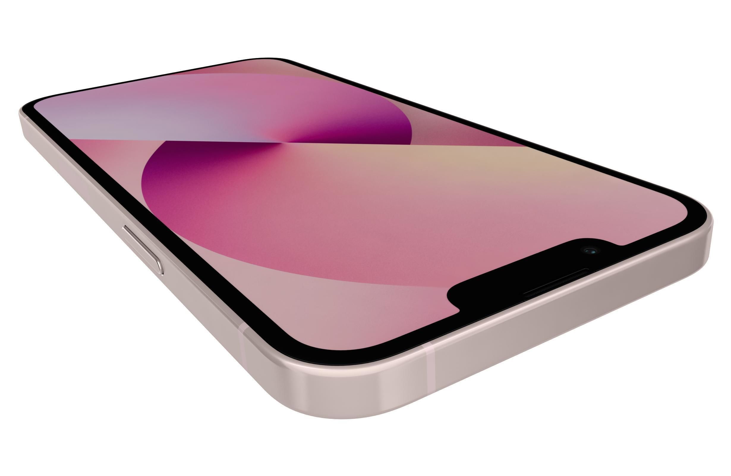 Apple iPhone 13 Pink 3D model_13