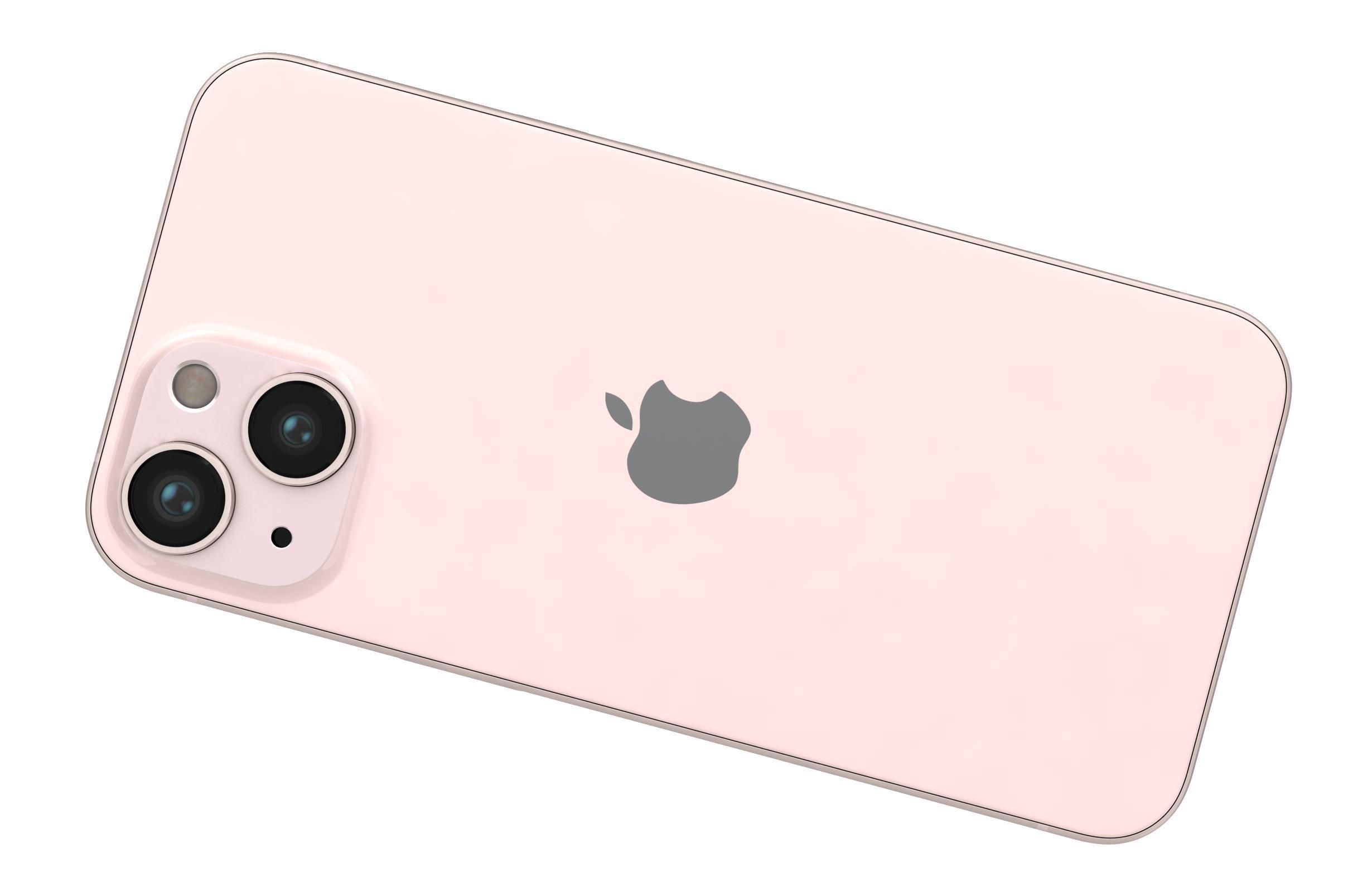 Apple iPhone 13 Pink 3D model_11
