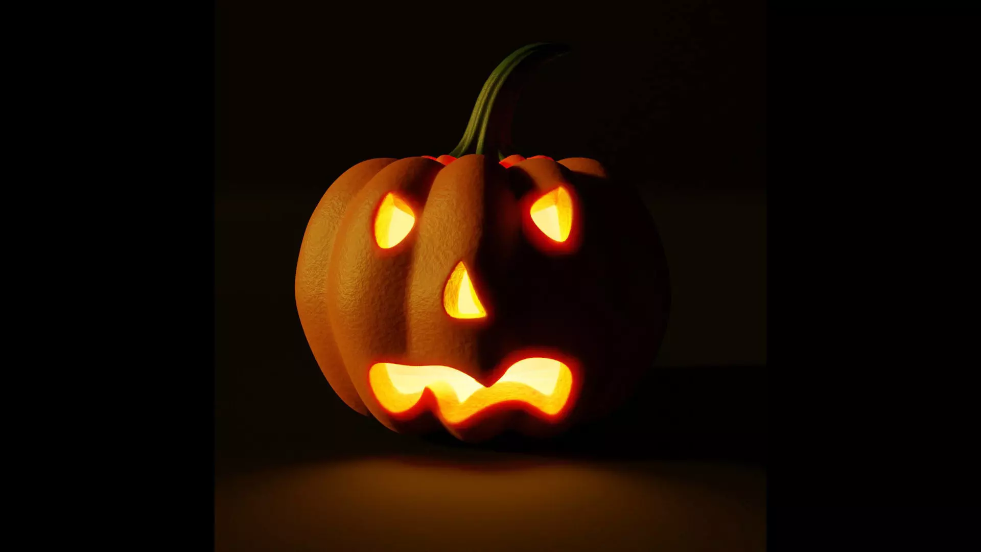 Halloween pumpkin Jack O Lantern 3D print model