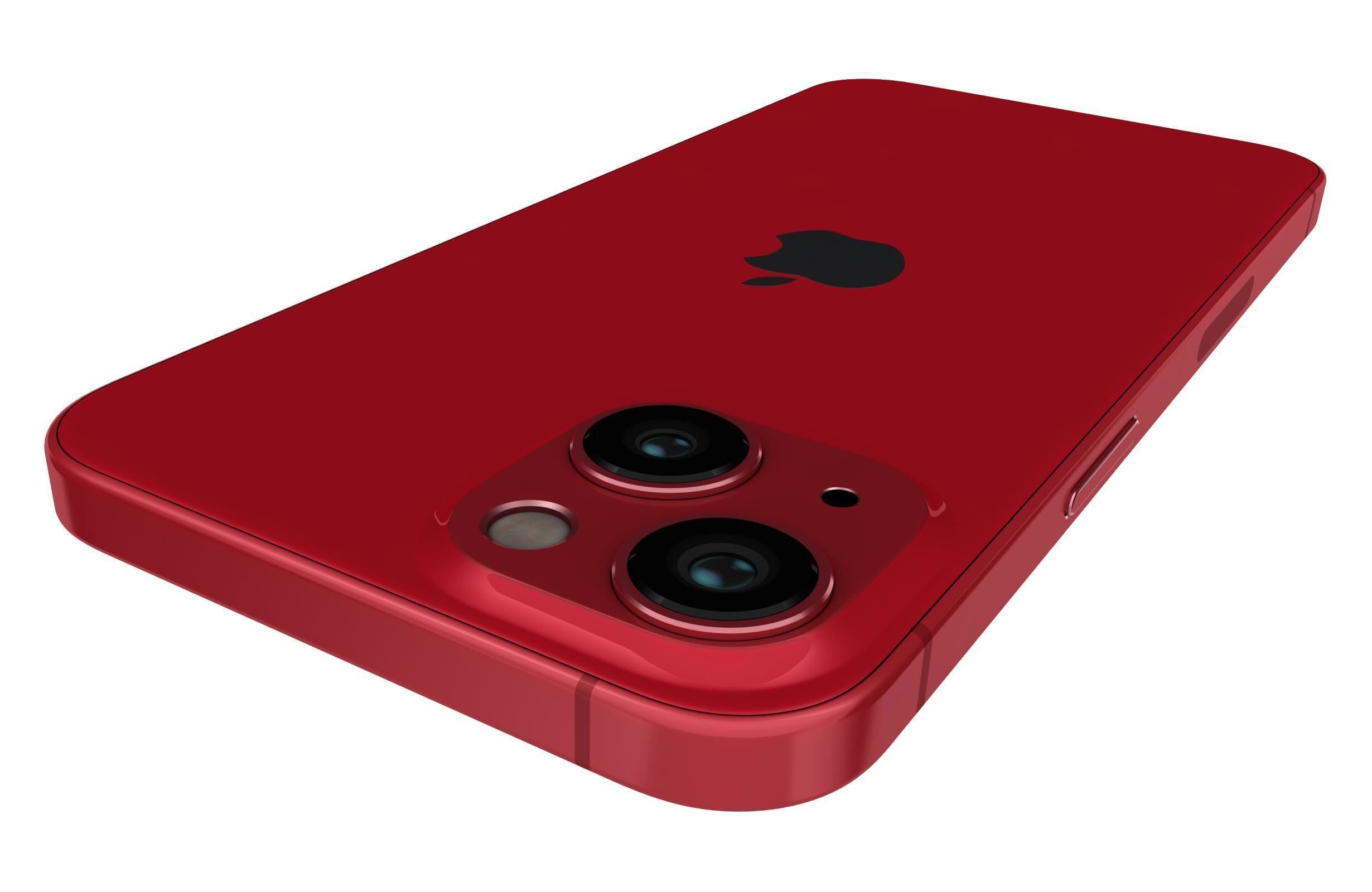 Apple iPhone 13 Red 3D model_15