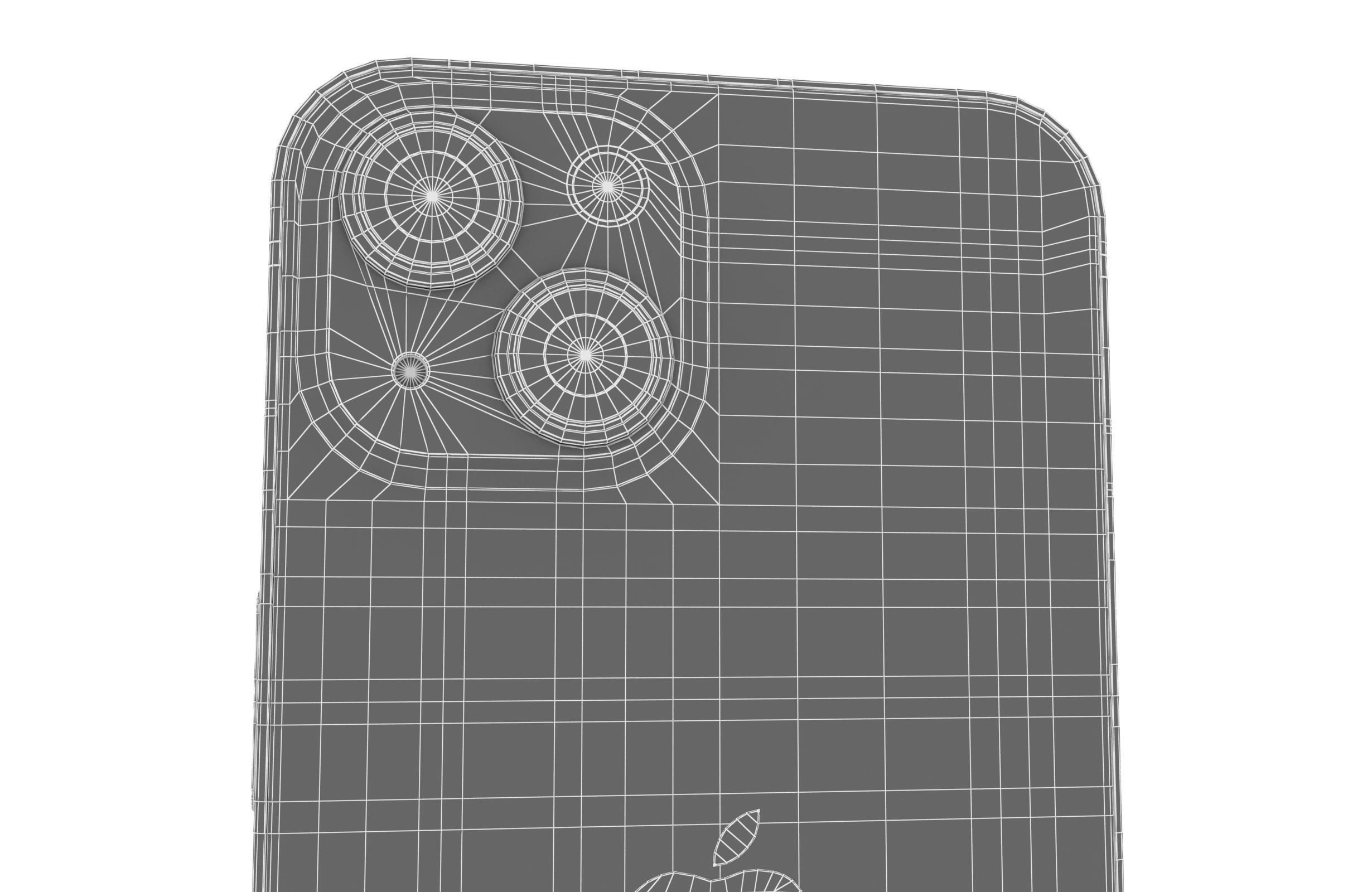 Apple iPhone 13 Red 3D model_20