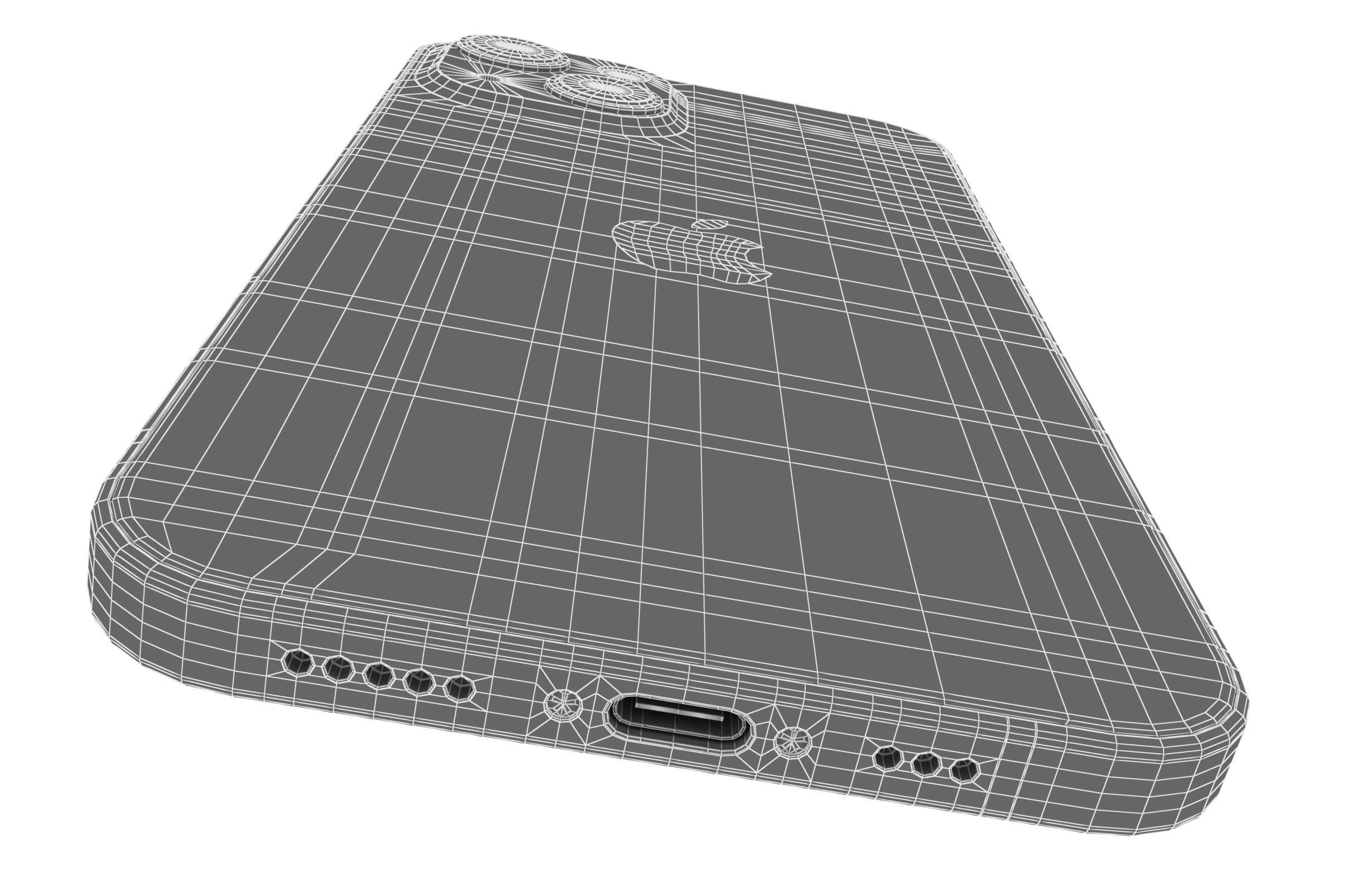 Apple iPhone 13 Red 3D model_21