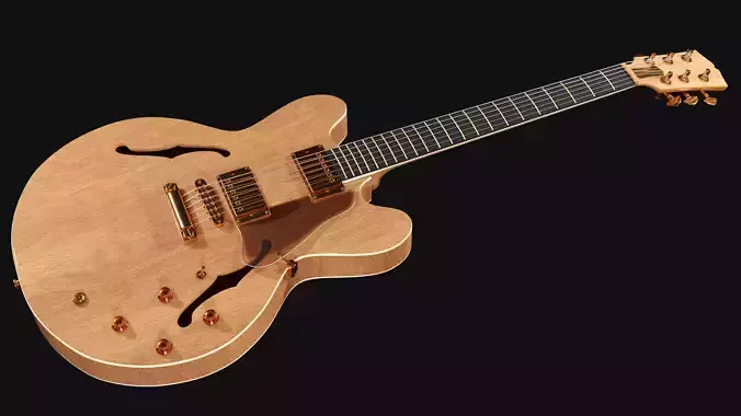 Semi-hollow electric guitar model