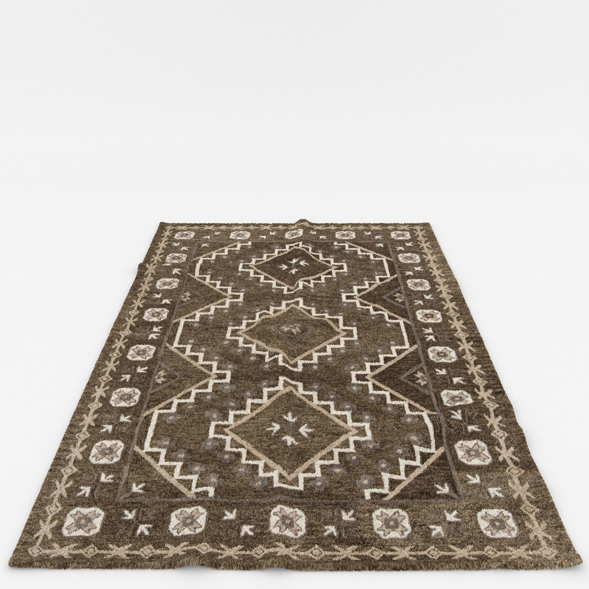 Rugs No 360 Low-poly 3D model_7