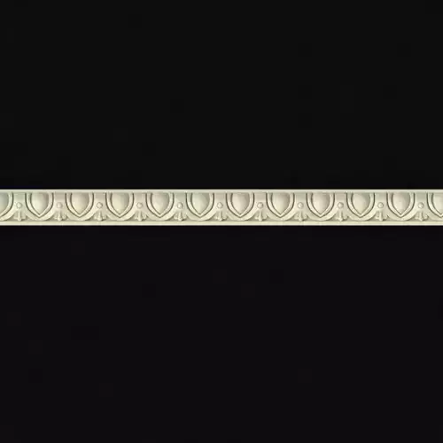 baguette gold beveled edge trim - in x ft