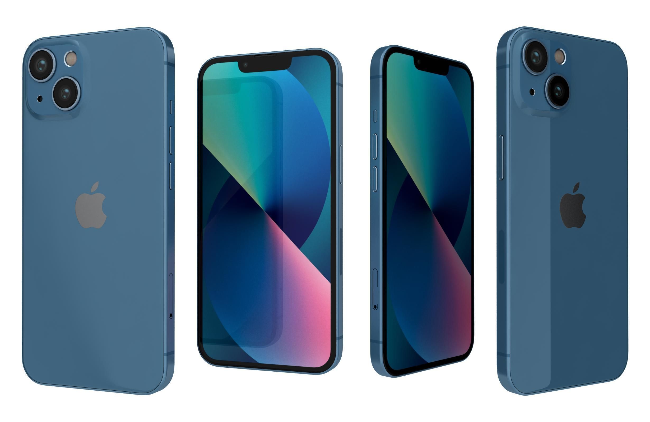 Apple iPhone 13 All Colors 3D model_42