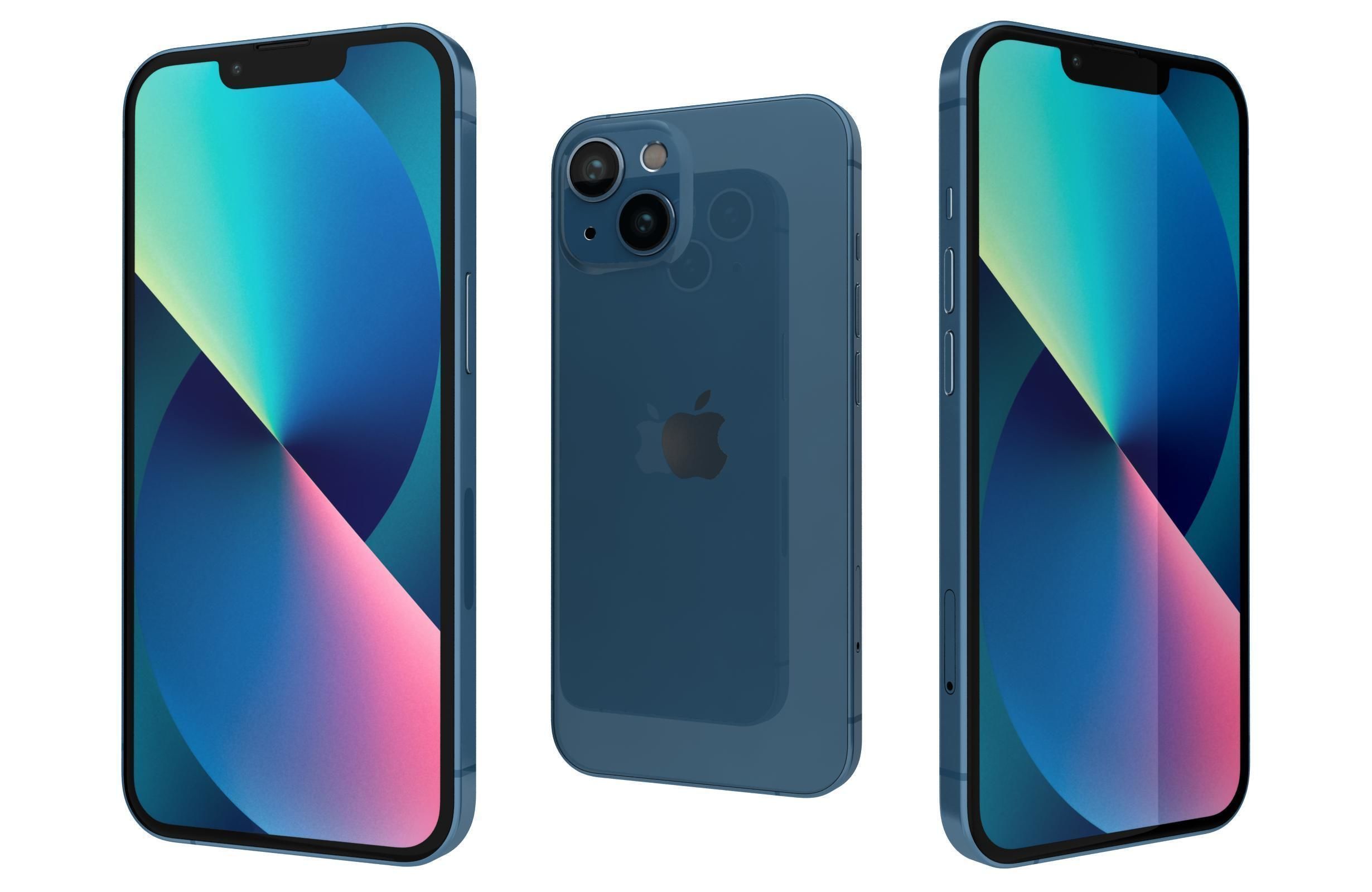 Apple iPhone 13 All Colors 3D model_46