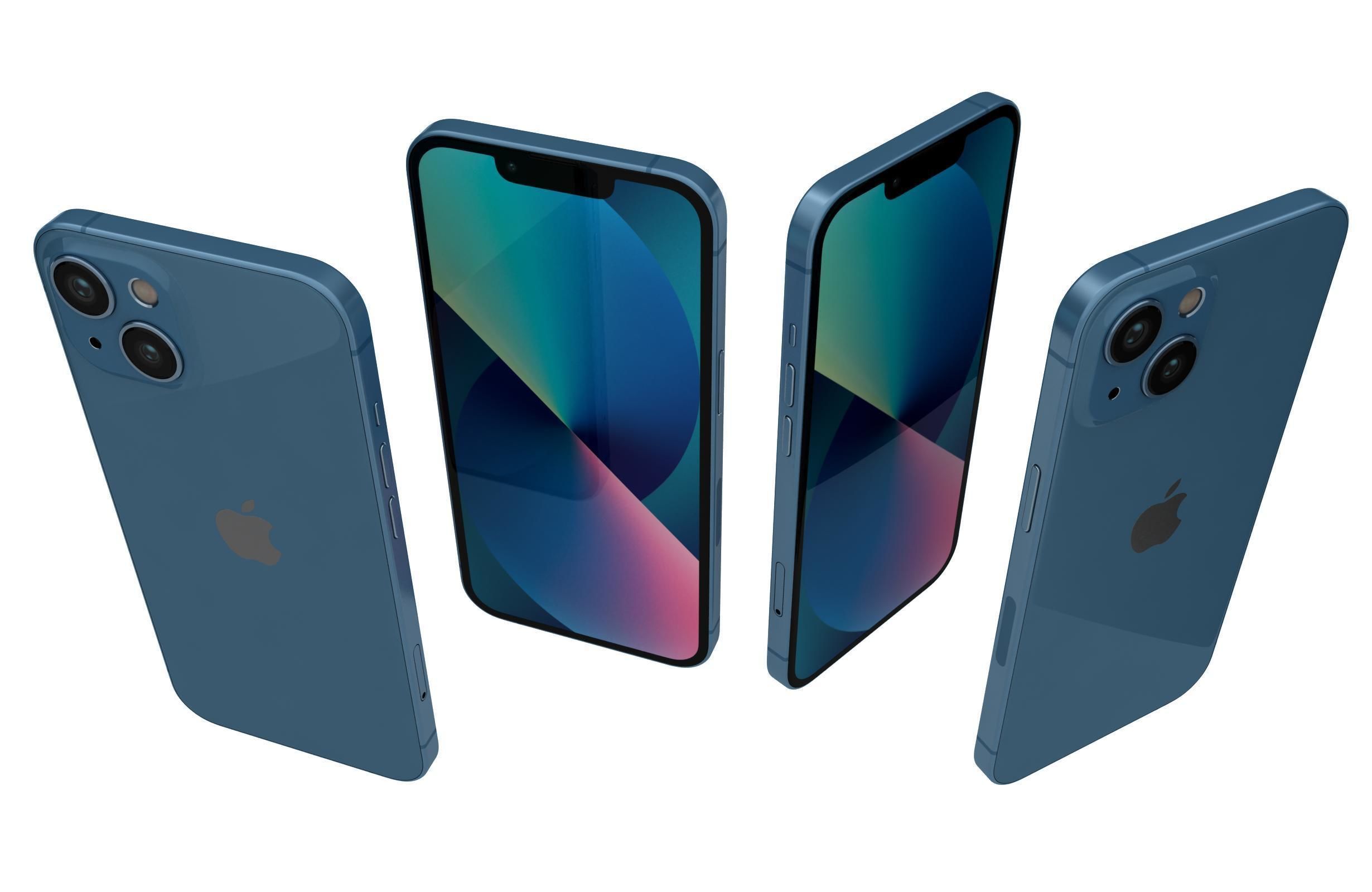 Apple iPhone 13 All Colors 3D model_45