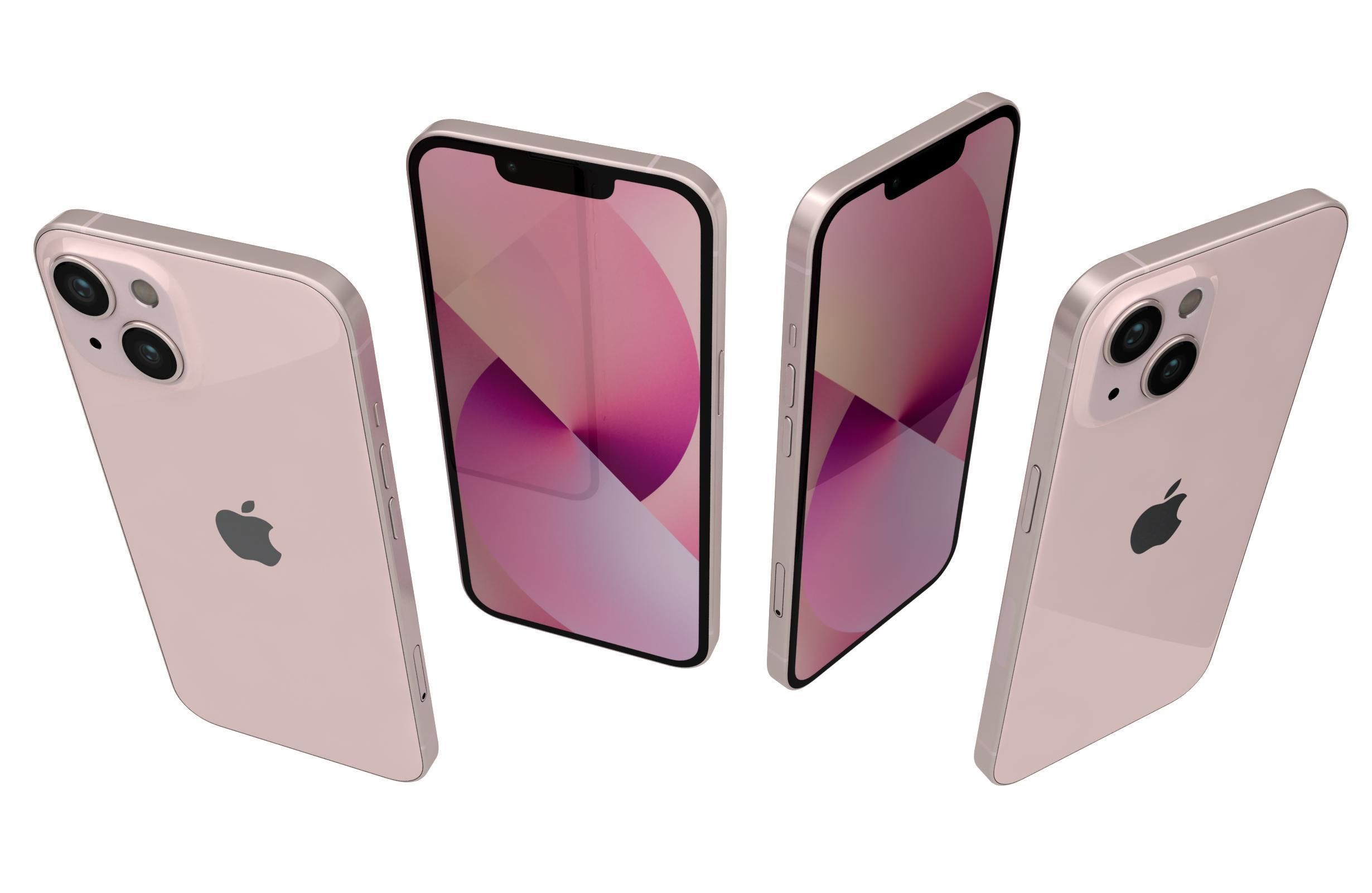 Apple iPhone 13 All Colors 3D model_17