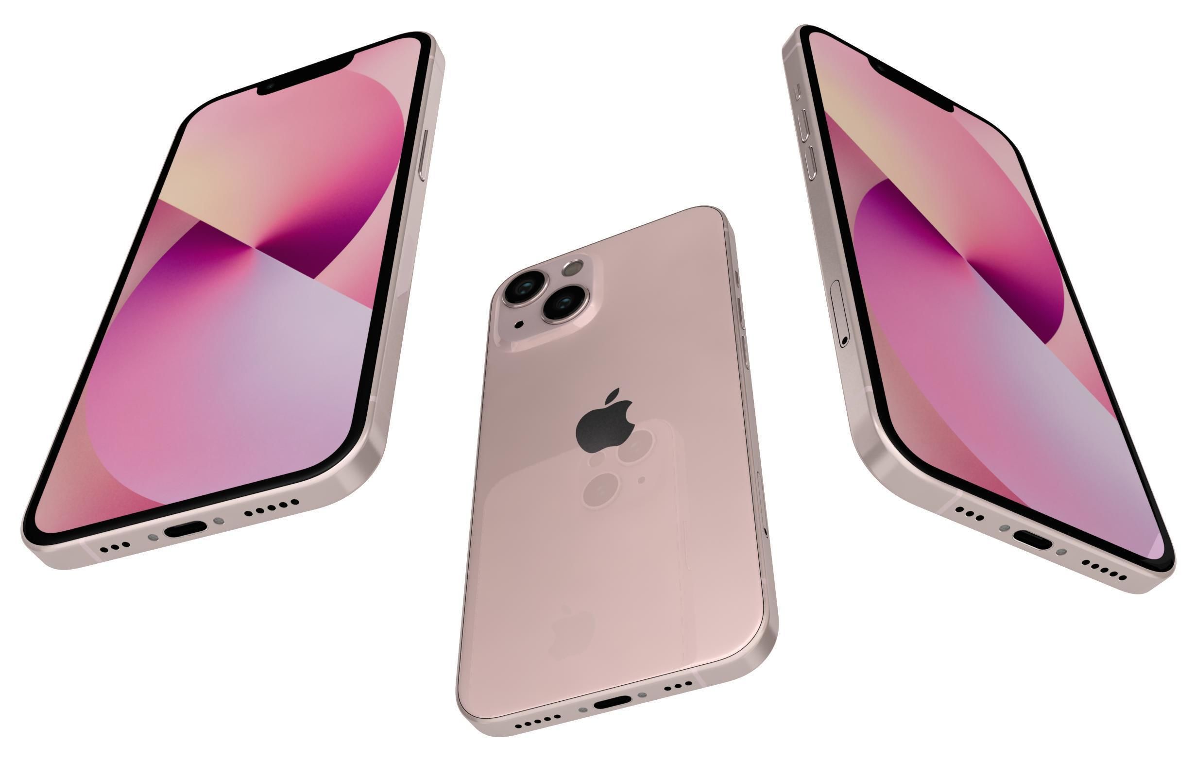 Apple iPhone 13 All Colors 3D model_11