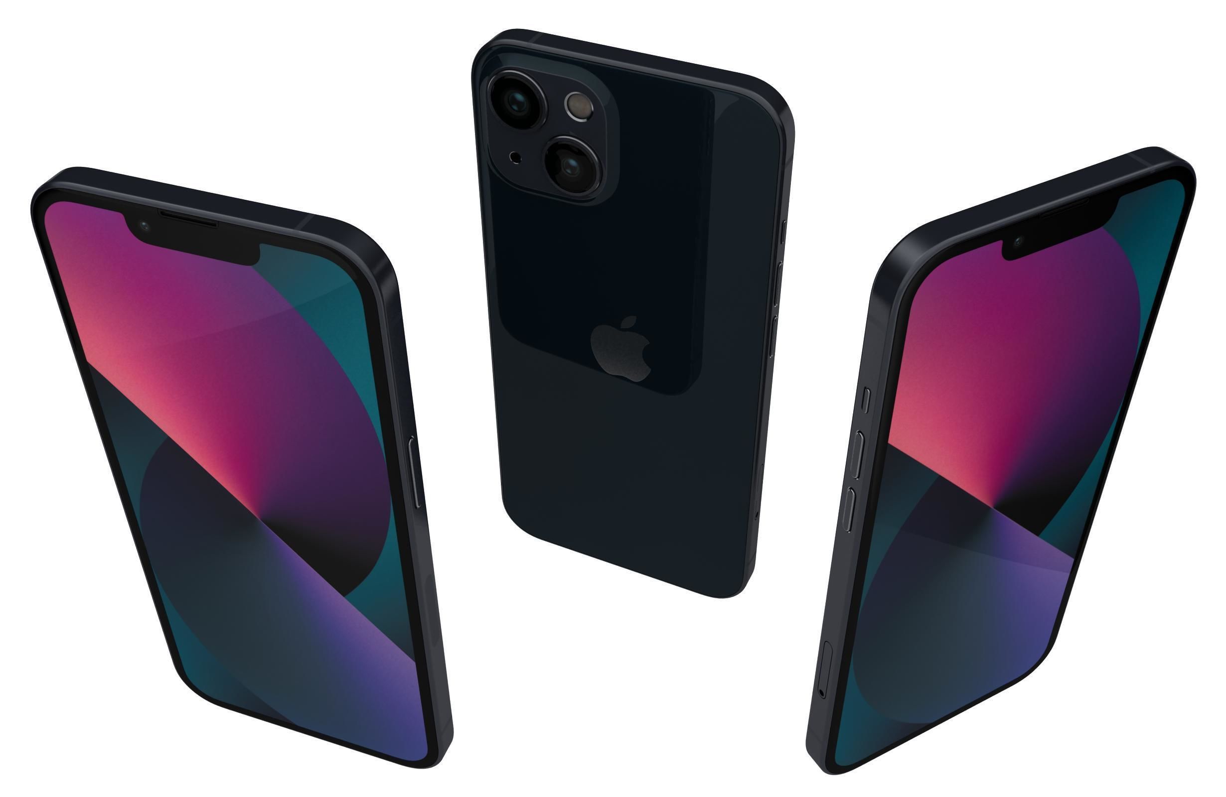 Apple iPhone 13 All Colors 3D model_7