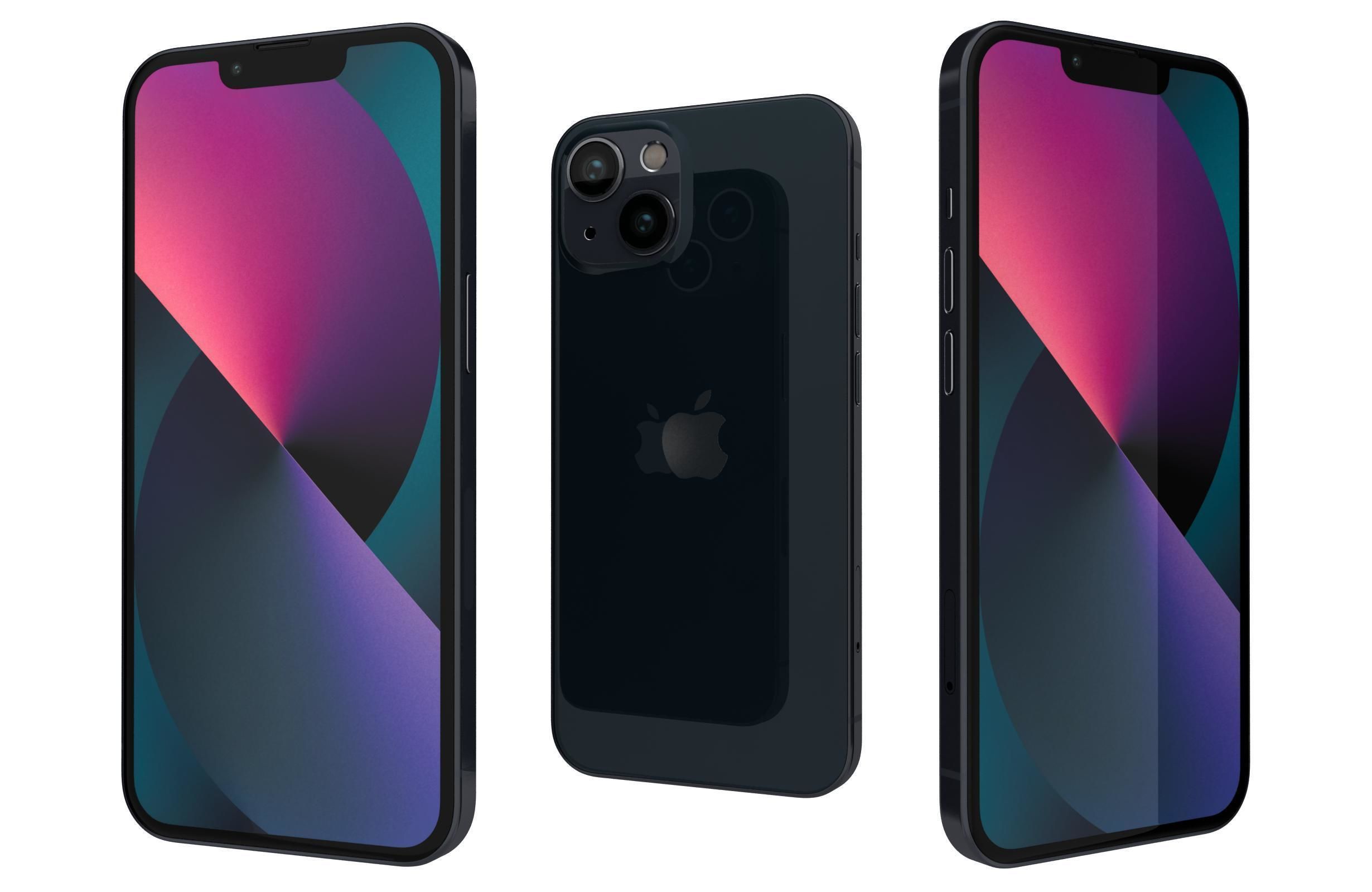Apple iPhone 13 All Colors 3D model_1