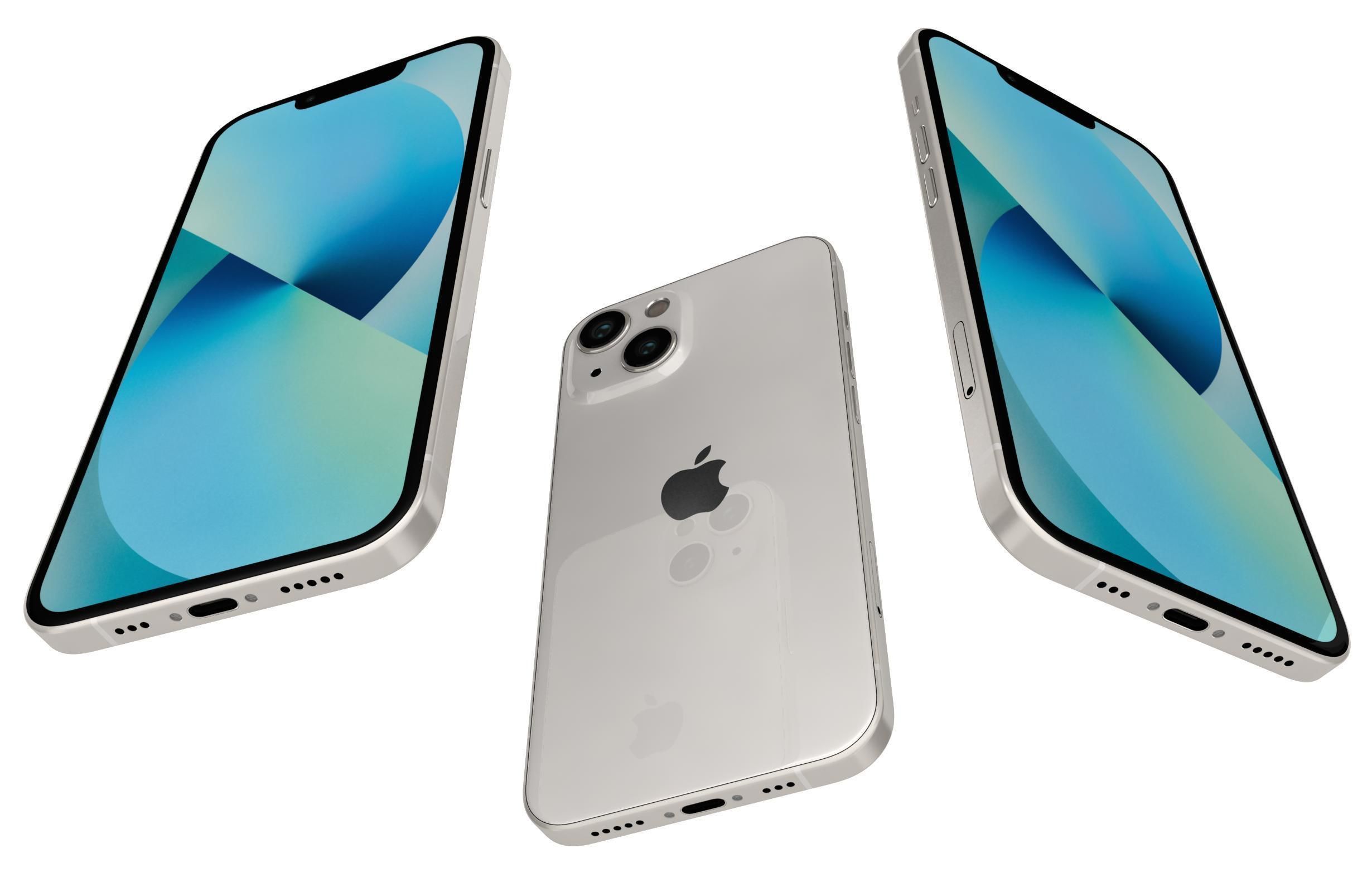 Apple iPhone 13 All Colors 3D model_32