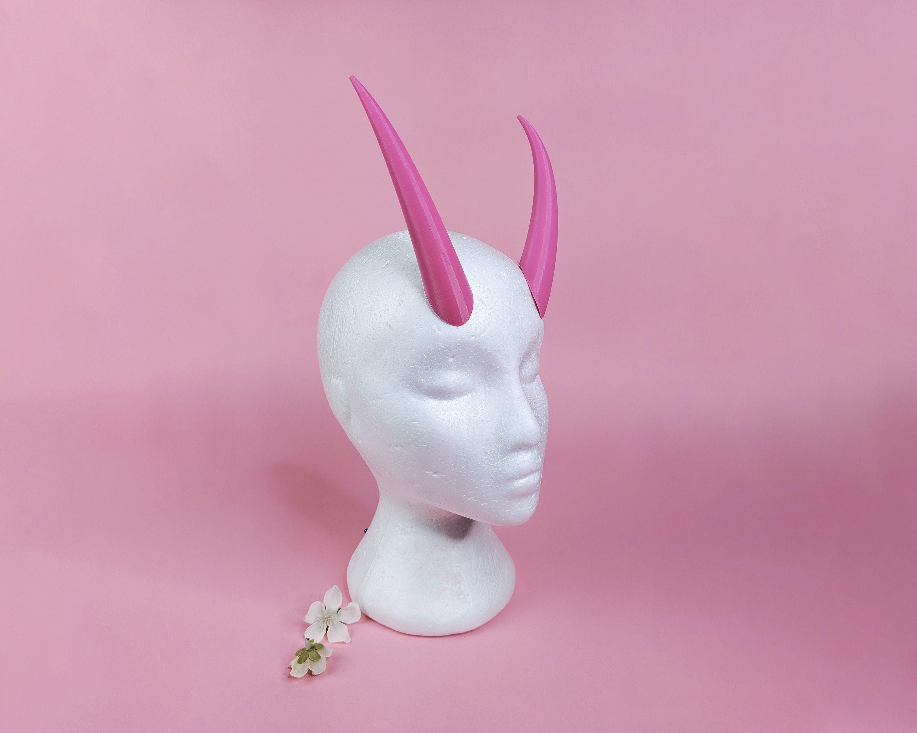 Fate Shuten Doji Douji Assassin Cosplay Horns 3D Model STL File 3D print model_2