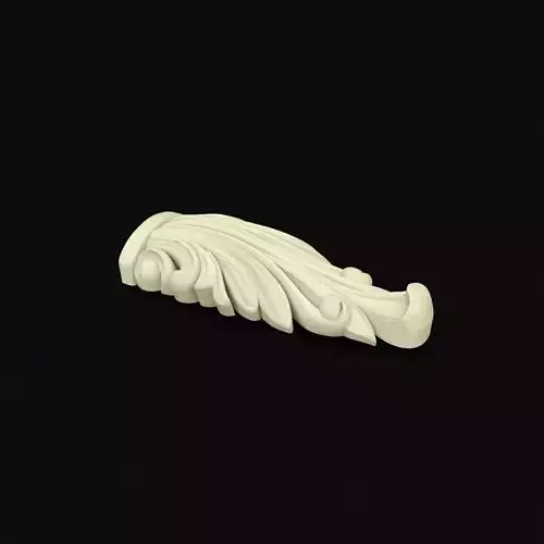 pilaster ornately carved door handle