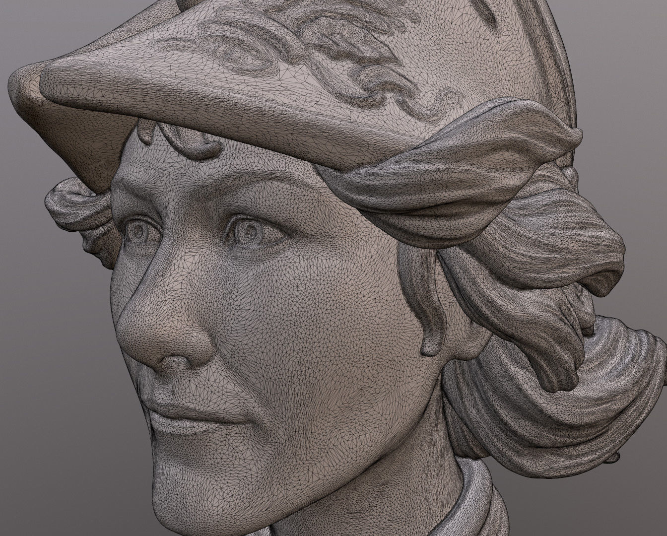 Griffin Queen 3D print model_8