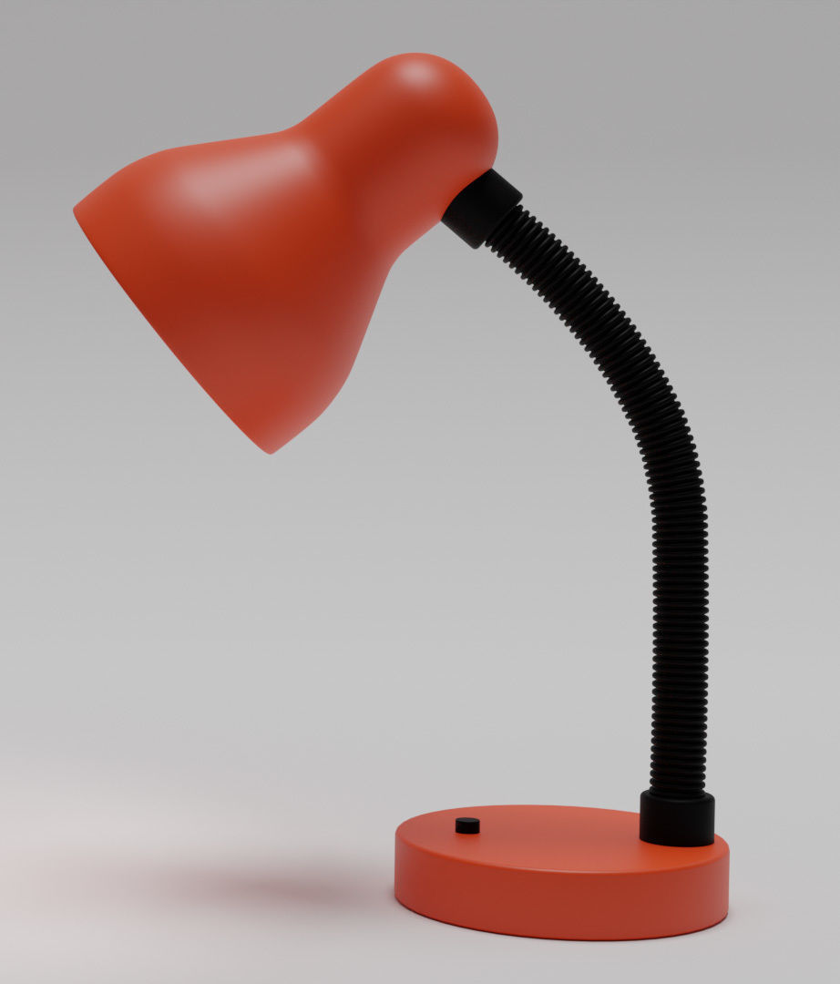 Children desk lamp 3D model_2
