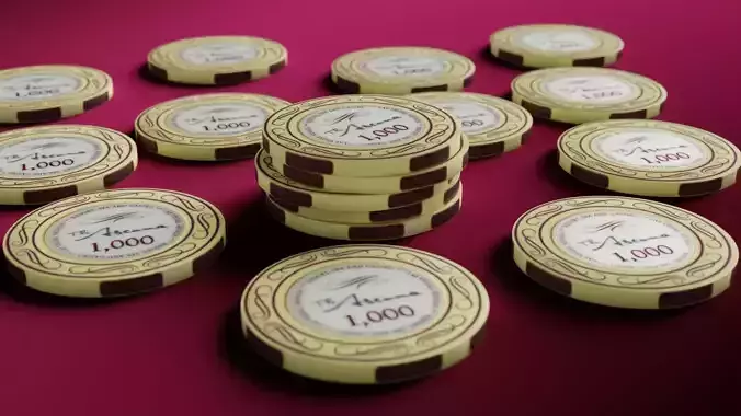 Poker chips Ascona 1000 