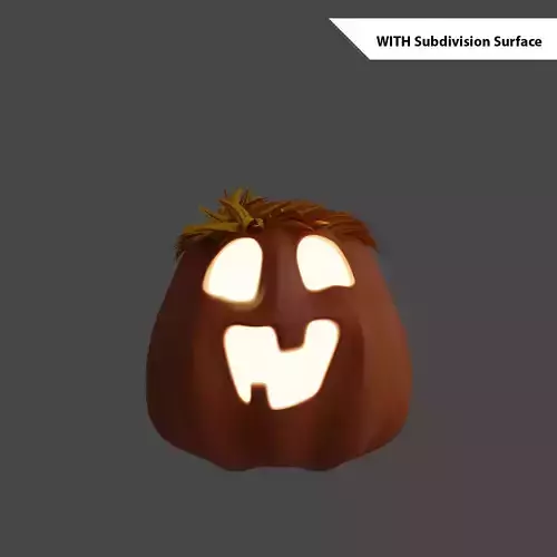 Cute and Funny Halloween Jack-o-Lantern Pumpkin