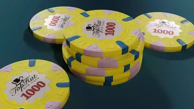 Poker chips Paulson Top Hat 1000