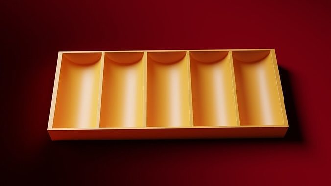Storage box for 100 poker chips  3D print model
