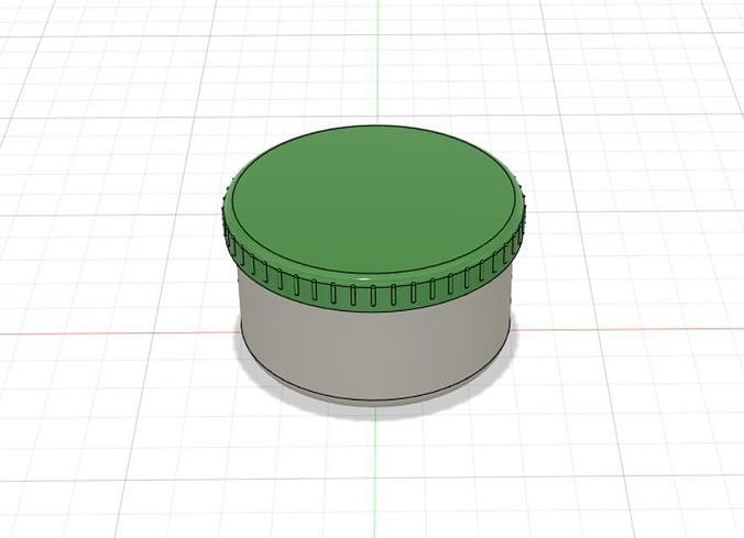 Cream box 3D print model