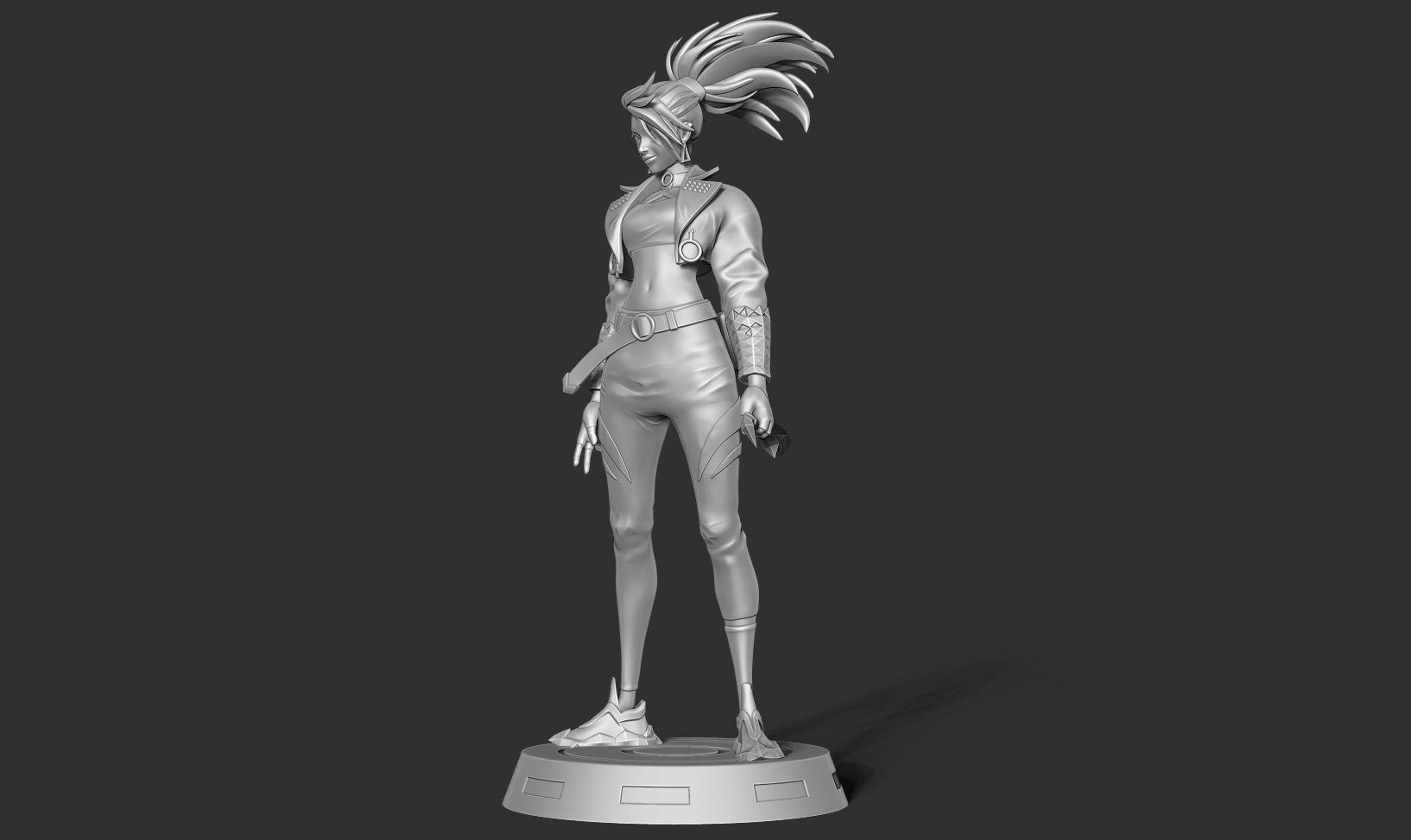 Akali - League of legends Fanart 3D print model_16