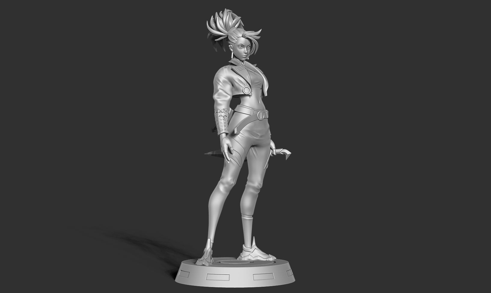 Akali - League of legends Fanart 3D print model_18