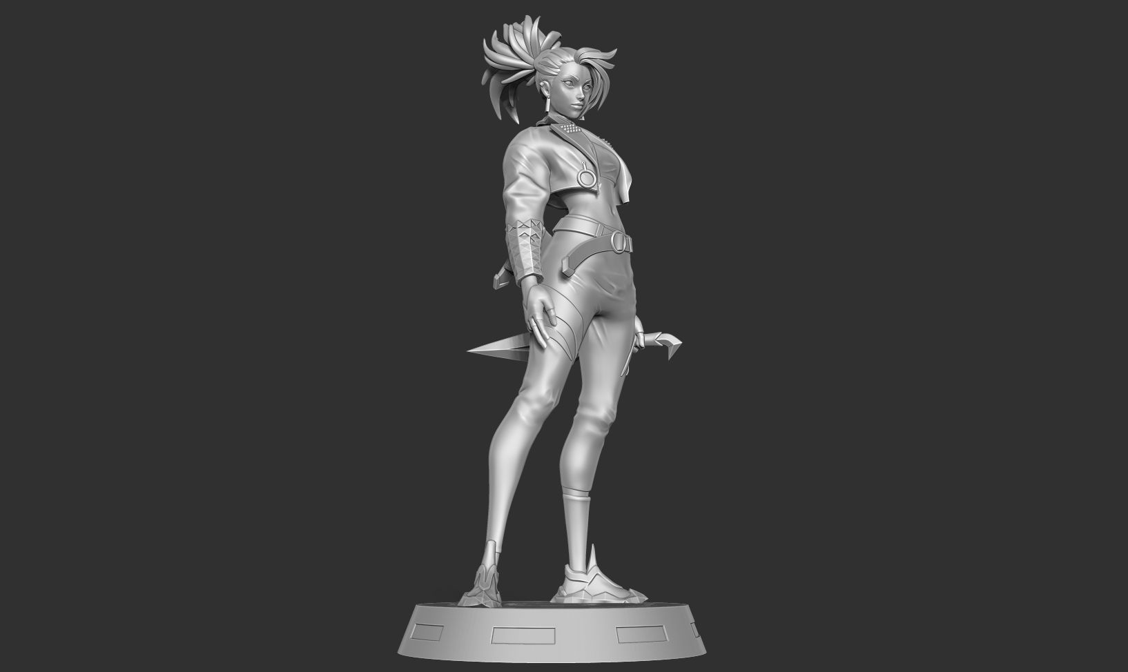 Akali - League of legends Fanart 3D print model_11