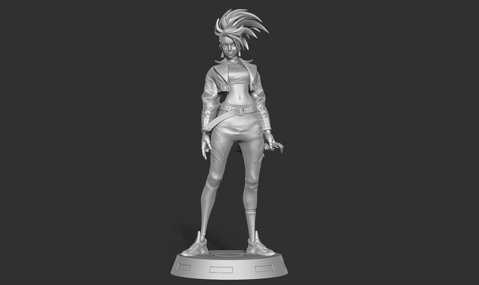 Akali - League of legends Fanart 3D print model_14