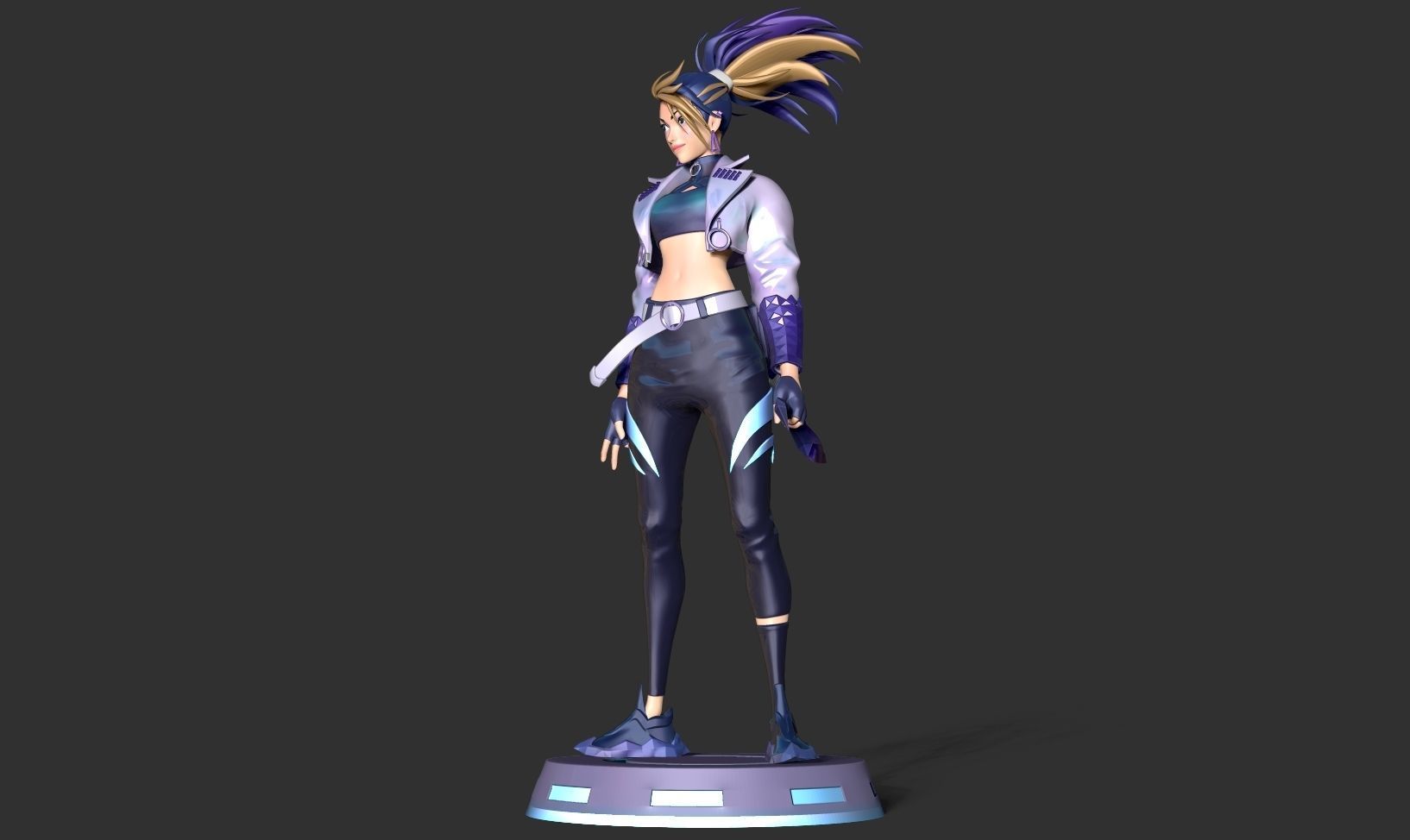 Akali - League of legends Fanart 3D print model_15