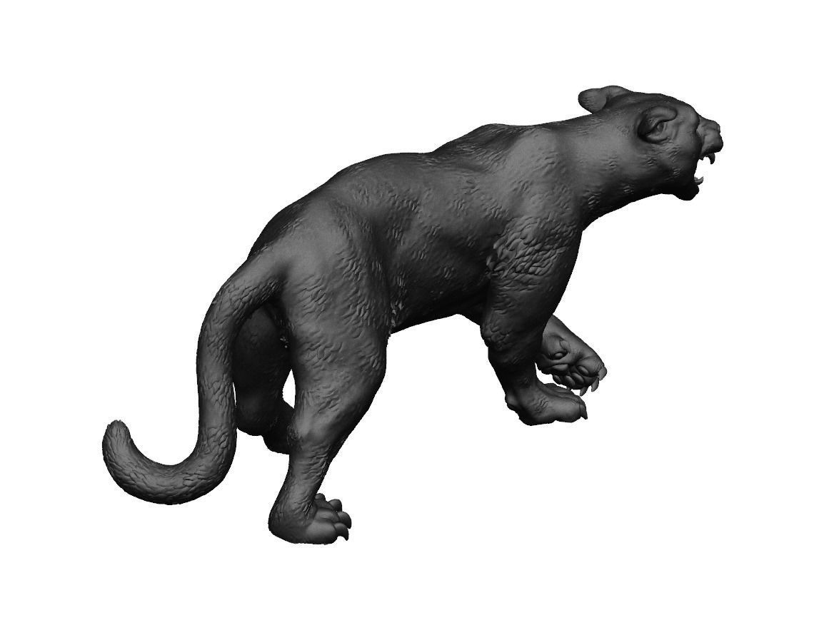Black Panther 3D print model for 3D Printing 3D print model_3