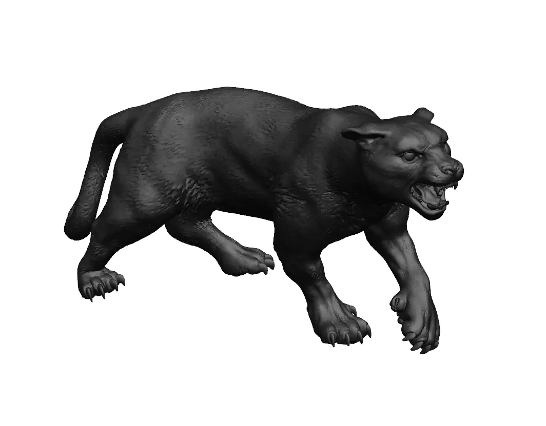 Black Panther 3D print model for 3D Printing 3D print model_0