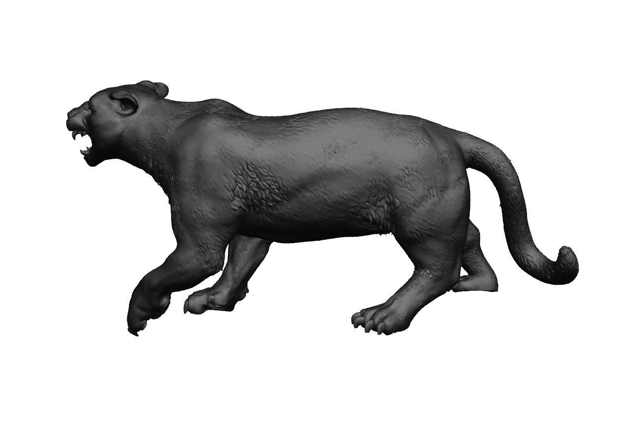 Black Panther 3D print model for 3D Printing 3D print model_2