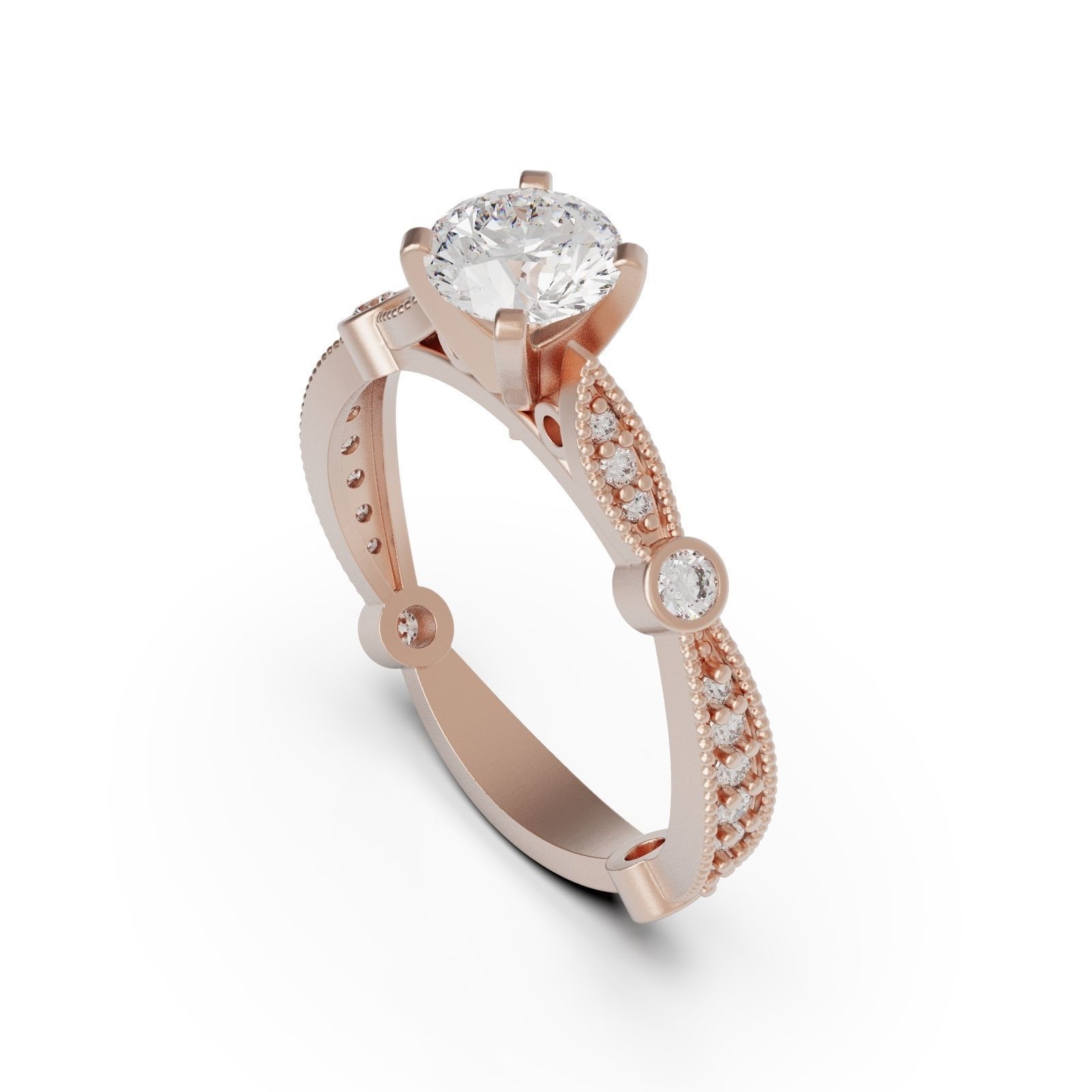 Collection of solitaire rings _1