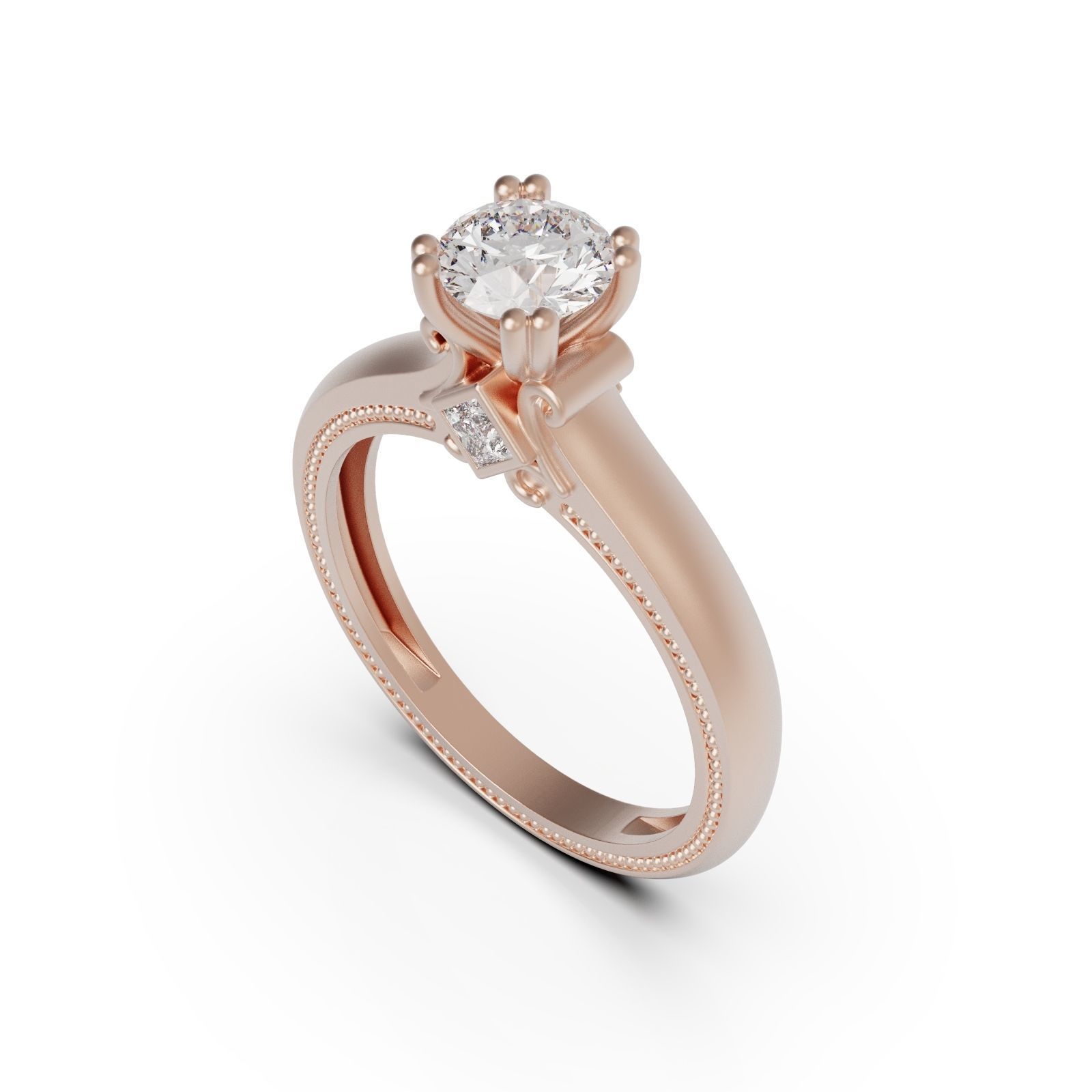 Collection of solitaire rings _12