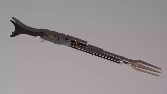 Mandos Amban Disruptor Blaster 3D model