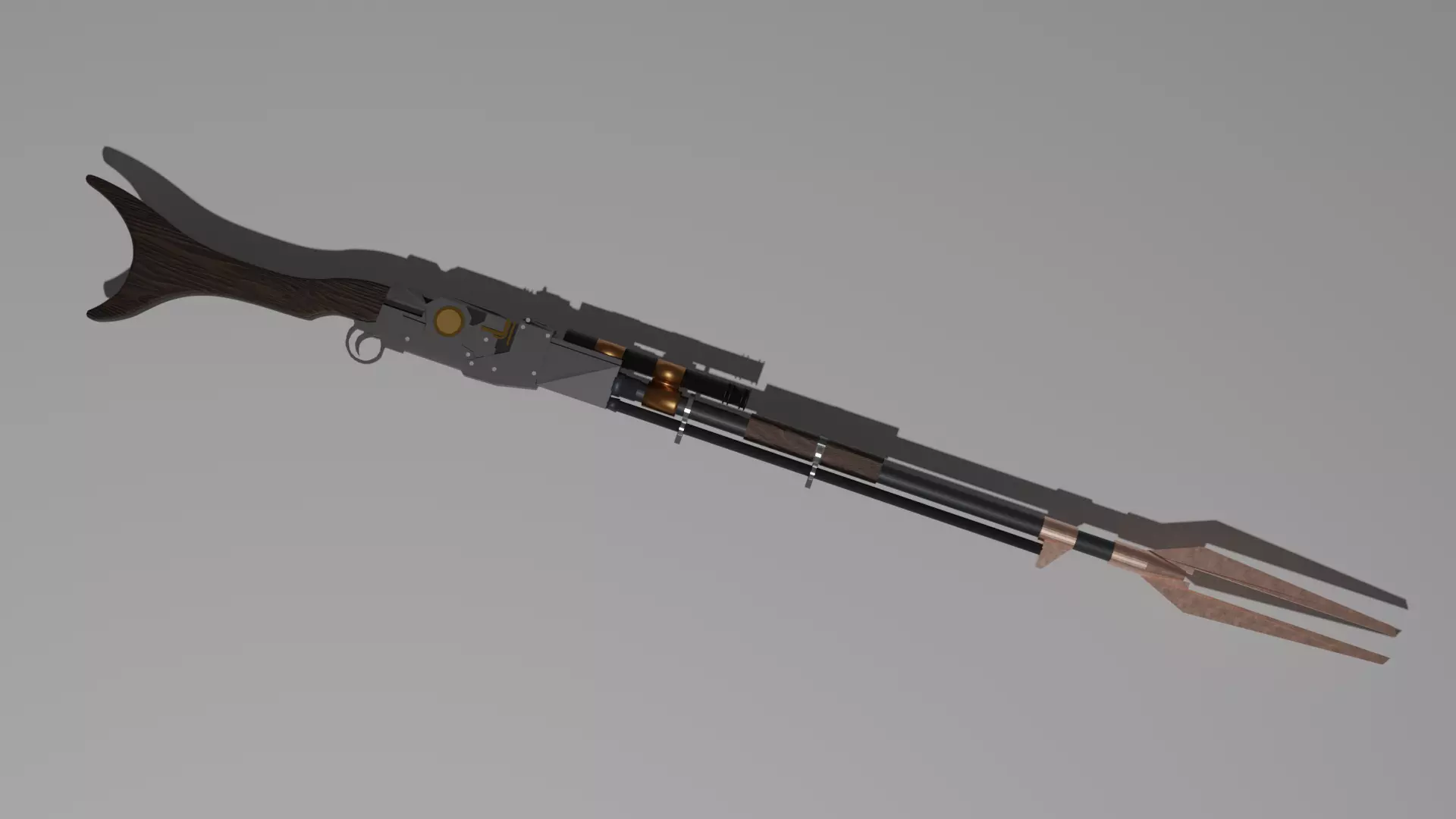 Mandos Amban Disruptor Blaster 3D model_0