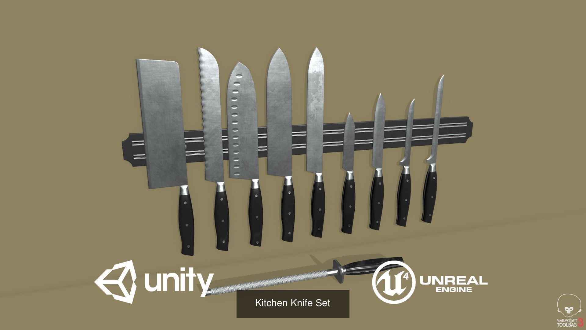 Kitchen Props Pack 3D Model Collection_42
