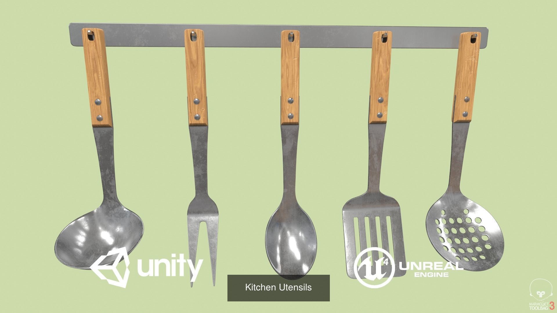 Kitchen Props Pack 3D Model Collection_53