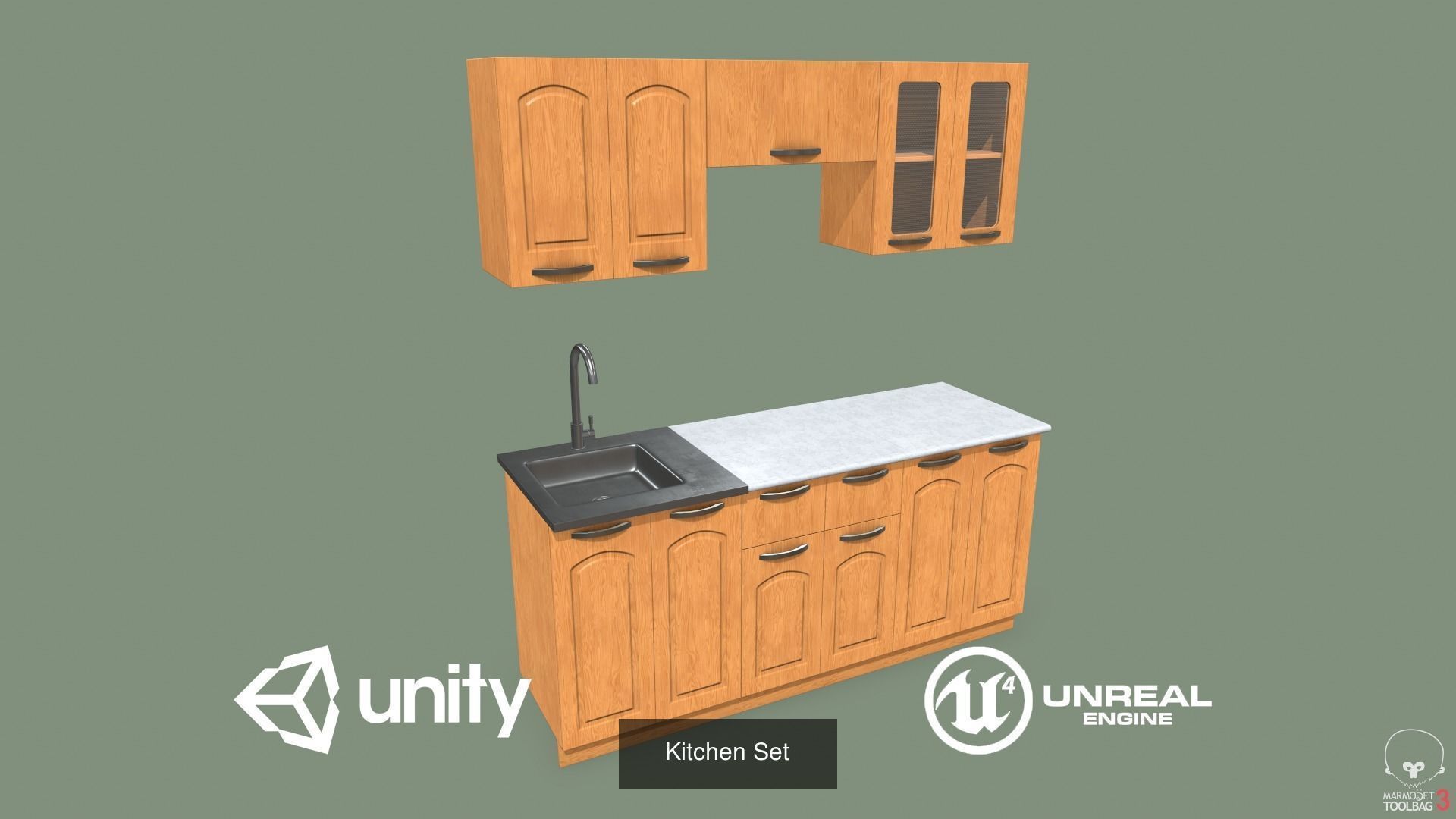 Kitchen Props Pack 3D Model Collection_41