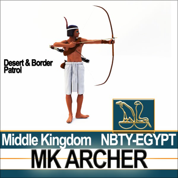 Ancient Egypt MK Archer Props Poser Daz 3D model_6