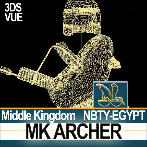 Ancient Egypt MK Archer Props Poser Daz 3D model_26