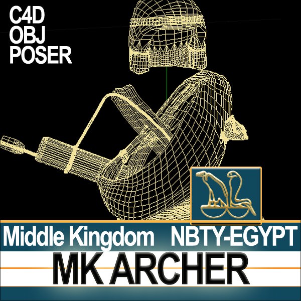 Ancient Egypt MK Archer Props Poser Daz 3D model_25