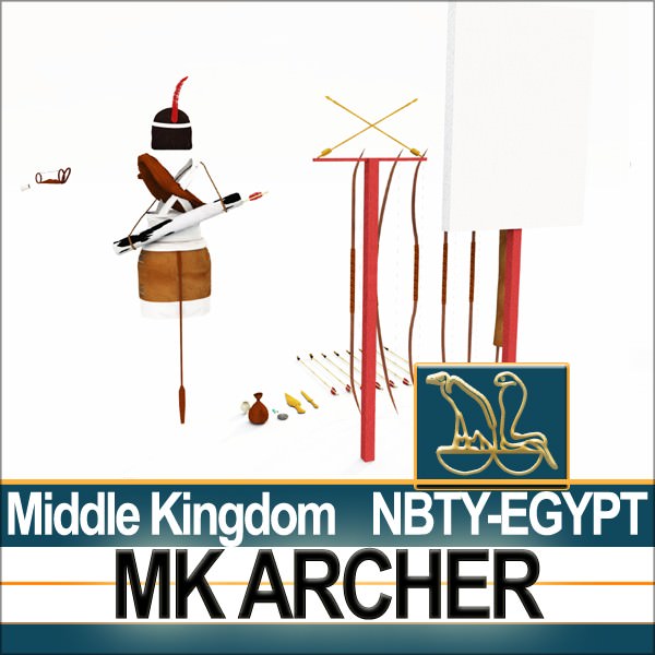 Ancient Egypt MK Archer Props Poser Daz 3D model_10