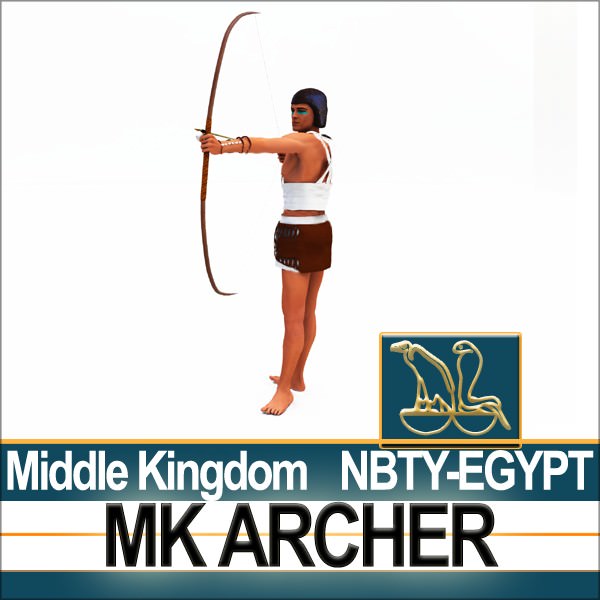 Ancient Egypt MK Archer Props Poser Daz 3D model_1