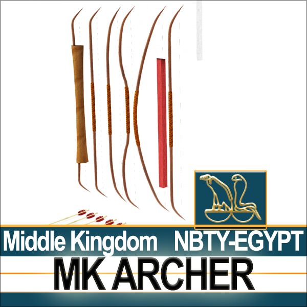 Ancient Egypt MK Archer Props Poser Daz 3D model_13