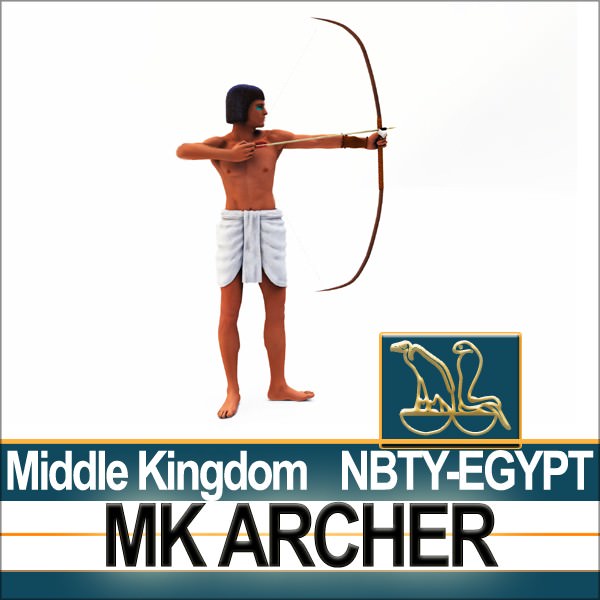 Ancient Egypt MK Archer Props Poser Daz 3D model_5