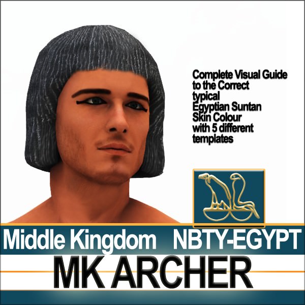 Ancient Egypt MK Archer Props Poser Daz 3D model_24